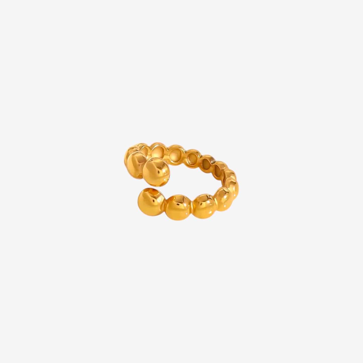 Beaded Bypass Ring