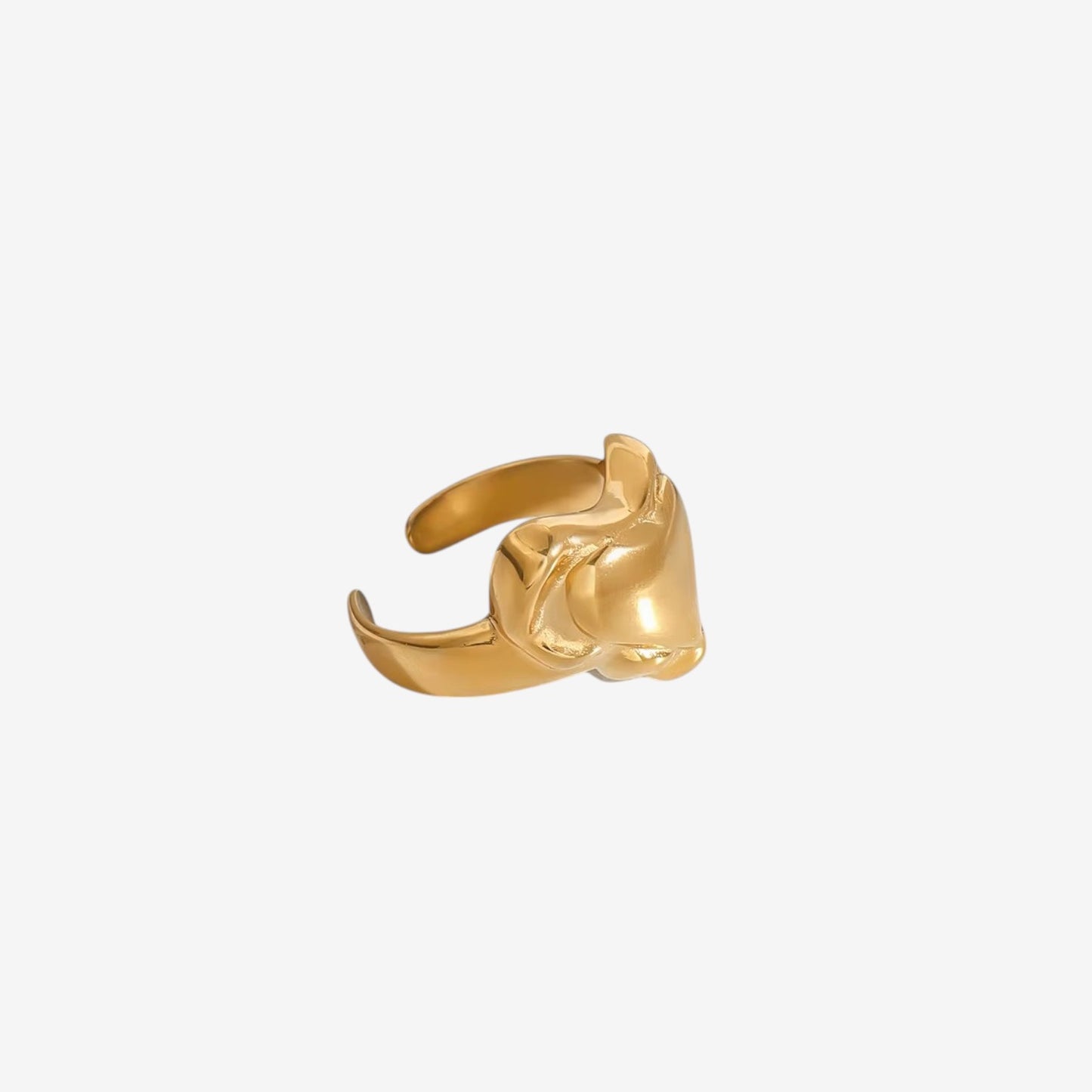 Liquid Gold Heart Ring