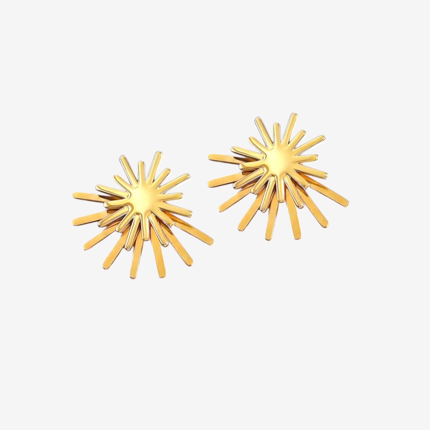 Starburst Front-Back Earrings