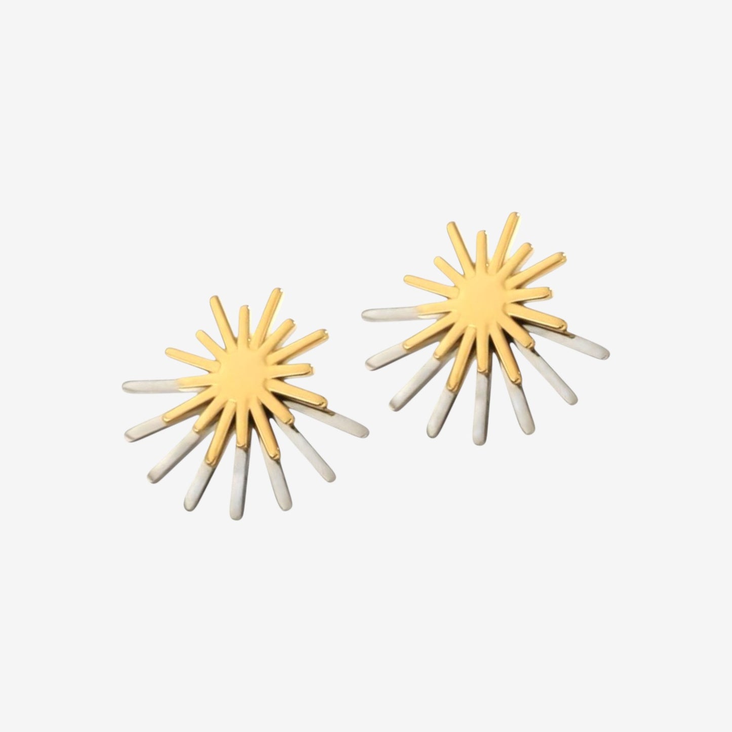 Starburst Front-Back Earrings