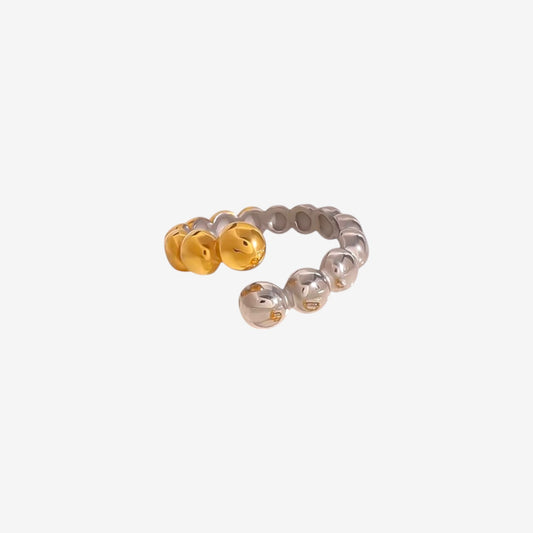 Beaded Bypass Ring