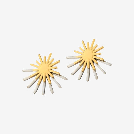 Starburst Front-Back Earrings